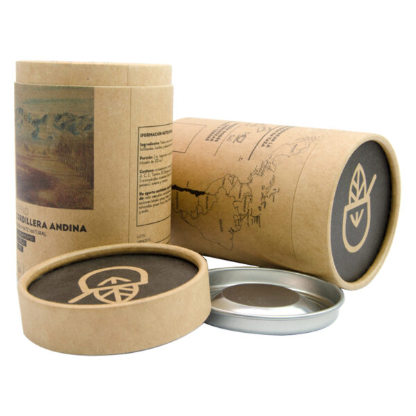 Kraft Paper Tube Packaging for Tea