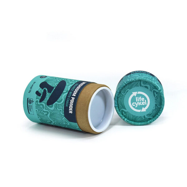 Mushroom Powder Cardboard Tube