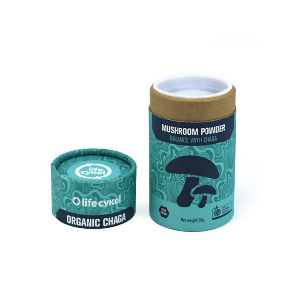 Mushroom Powder Cardboard Tube