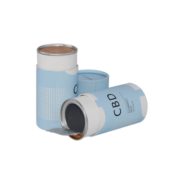 Easy Peel off Lid Paper Tube