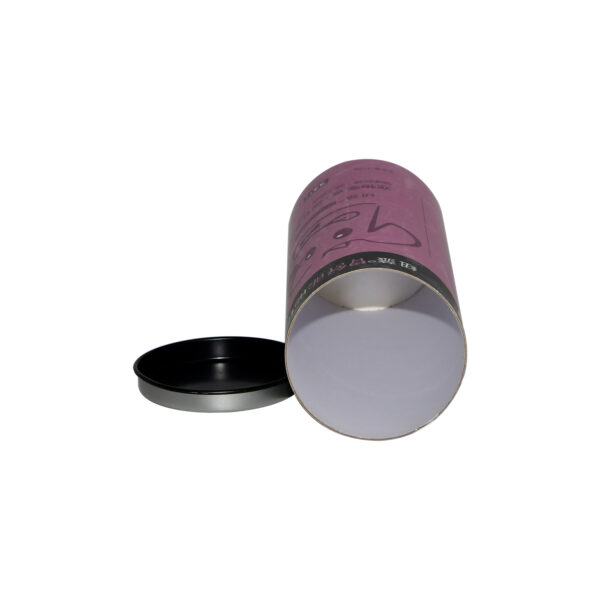 Paper Tube with Tin Lid