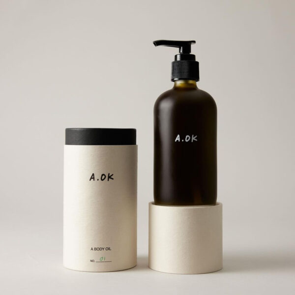 Body Oil Paper Tube Box