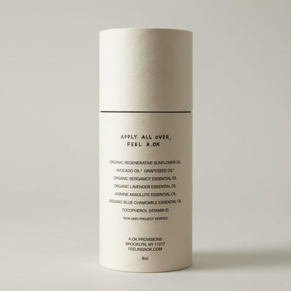 Body Oil Paper Tube Box