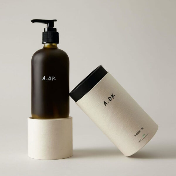 Body Oil Paper Tube Box