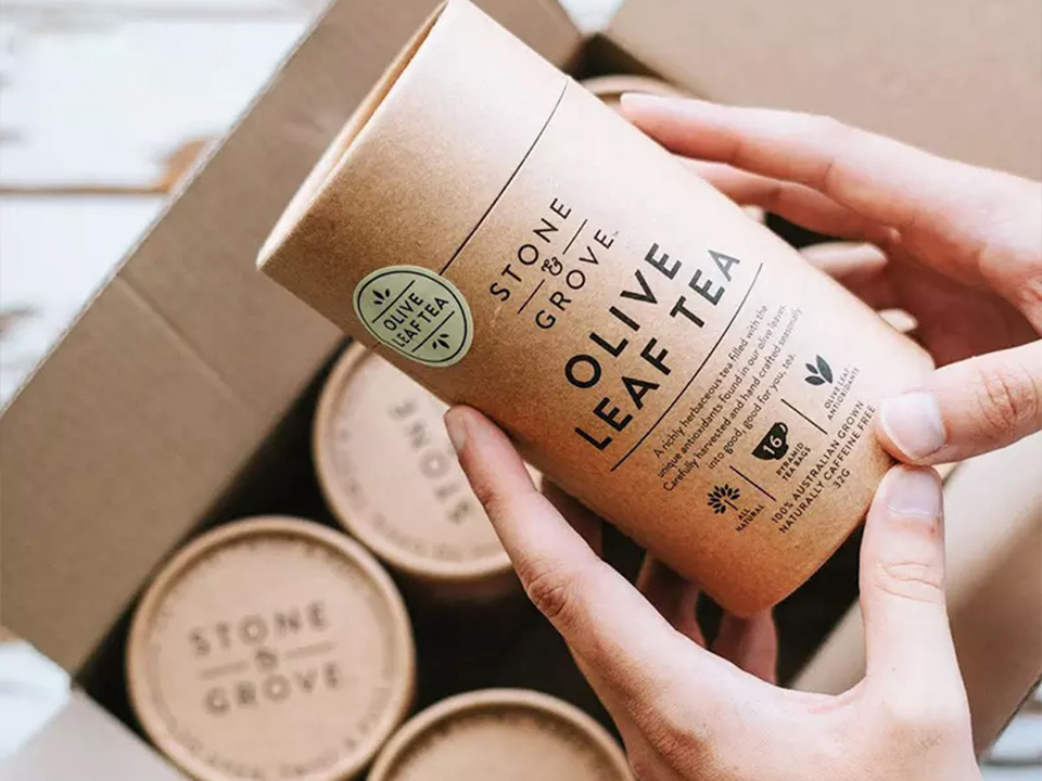 Eco friendly paper tube packaging