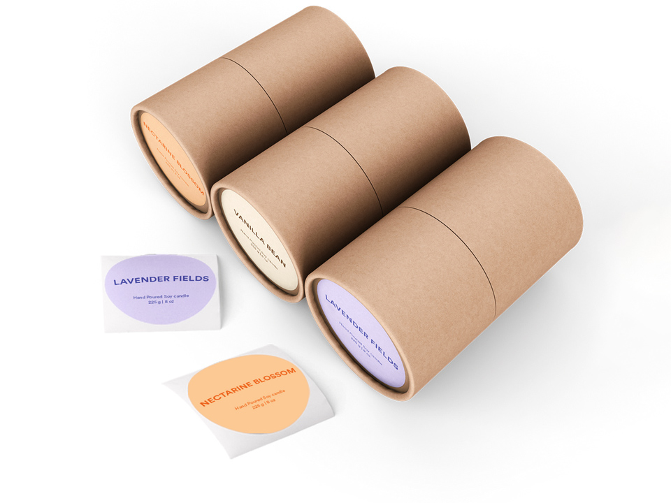 Eco friendly paper tube packaging