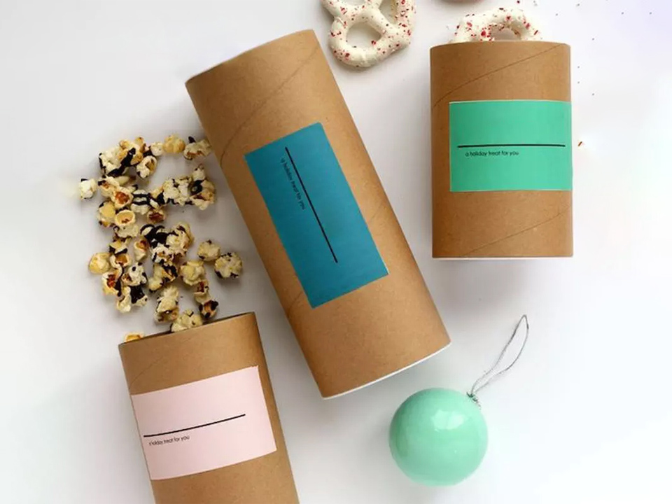 Eco friendly paper tube packaging