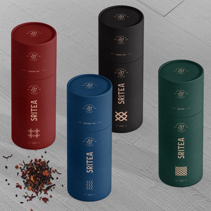 Paper Tube Designs for Tea Packaging