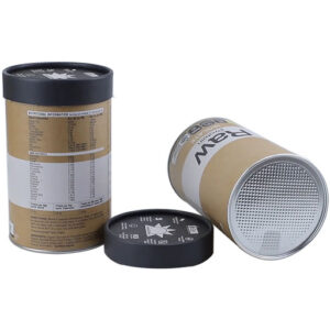 Protein Powder Paper Canisters