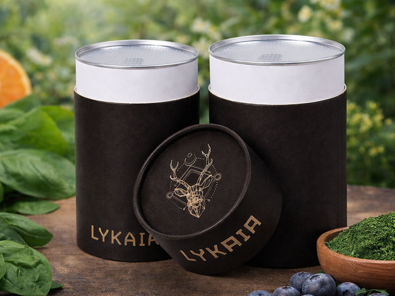 Superfood Paper Canisters